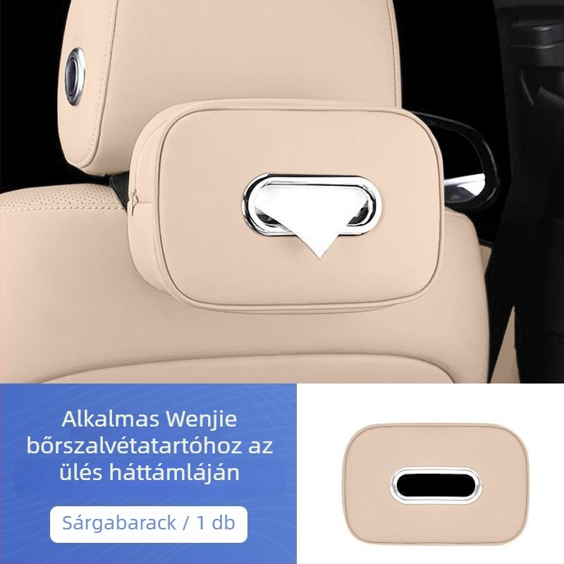 Autóba való szalvétatartó, napellenzőre akasztható, papírdoboz, kompatibil 26 M7 Wenjie M9/M8 modellal