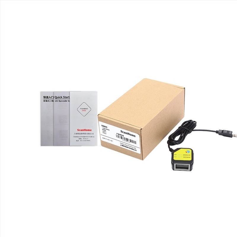 Scanhome SH-400 beépített QR-kódolvasó modul, fix scanner, USB interfész, soros port és Ethernet port, 458