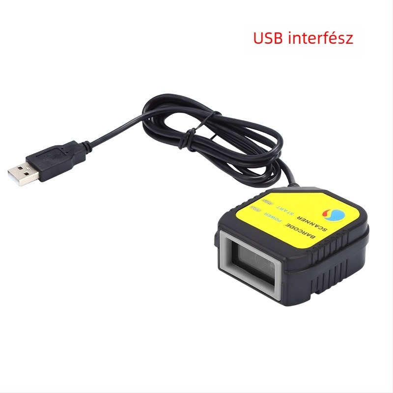 Scanhome SH-400 beépített QR-kódolvasó modul, fix scanner, USB interfész, soros port és Ethernet port, 458