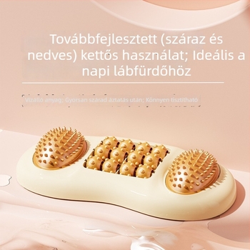 Talptalp görgős masszírozó akupresszúrához és relaxációhoz