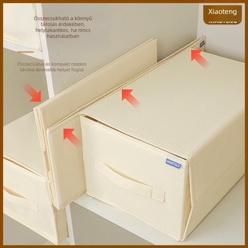 Új stílusú rekeszes tároló doboz fiókos ruhásszekrényhez, ruhák és nadrágok tárolására, textilből készült fehérnemű és ruházat szervező