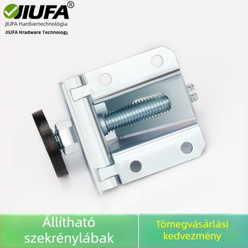 Nehéz teherbírású ruhásszekrény állítható lábak csavarokkal a padló egyenetlenségeinek kiegyenlítéséhez, csúszásmentes talpak, modell FG-4030, szénacél.