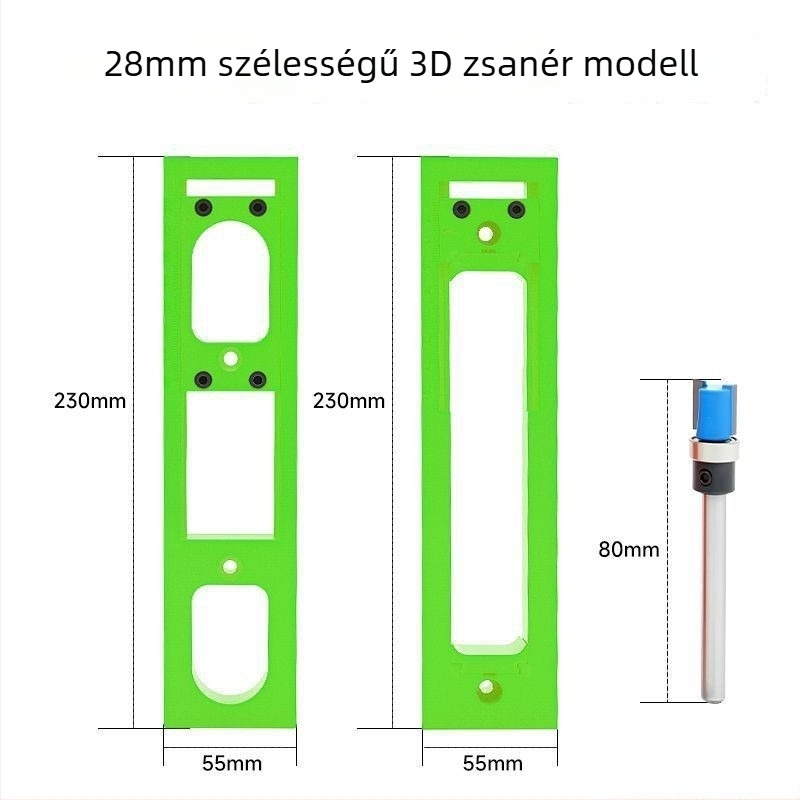 Rejtett hidraulikus háromdimenziós zsanér láthatatlan ajtókhoz, vastított csendes zárás