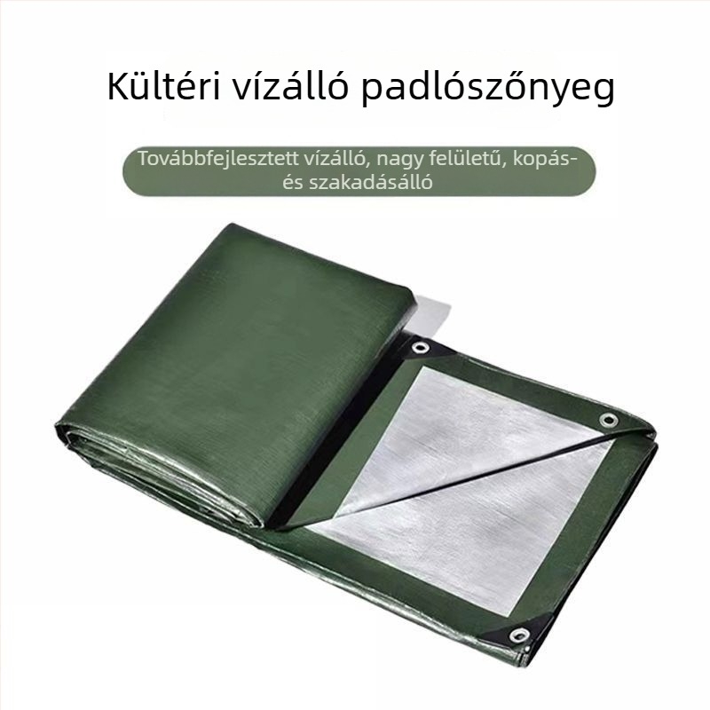 Sátor- és kemping talajtakaró, vastagított nedvességálló és kopásálló, piknikhez