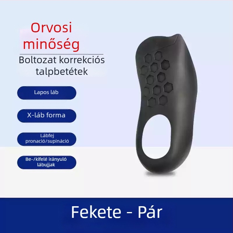 Lapos láb korrekciós talpbetét boltozat-támogatással – férfiaknak és nőknek
