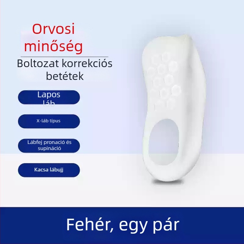 Lapos láb korrekciós talpbetét boltozat-támogatással – férfiaknak és nőknek