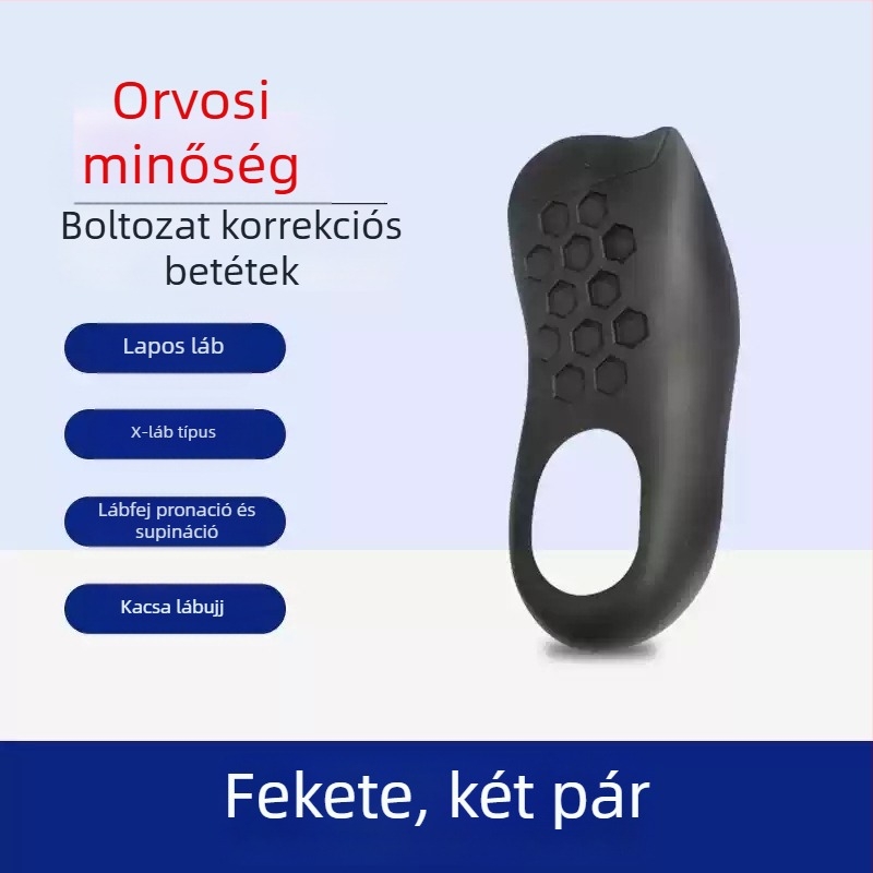 Lapos láb korrekciós talpbetét boltozat-támogatással – férfiaknak és nőknek