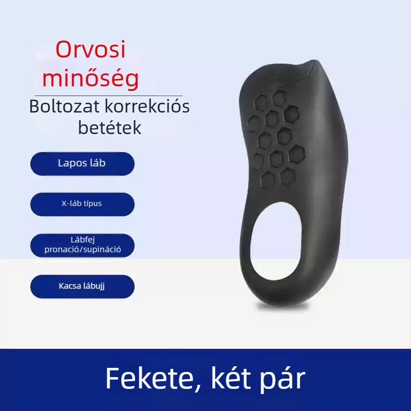 Lapos láb korrekciós talpbetét boltozat-támogatással – férfiaknak és nőknek