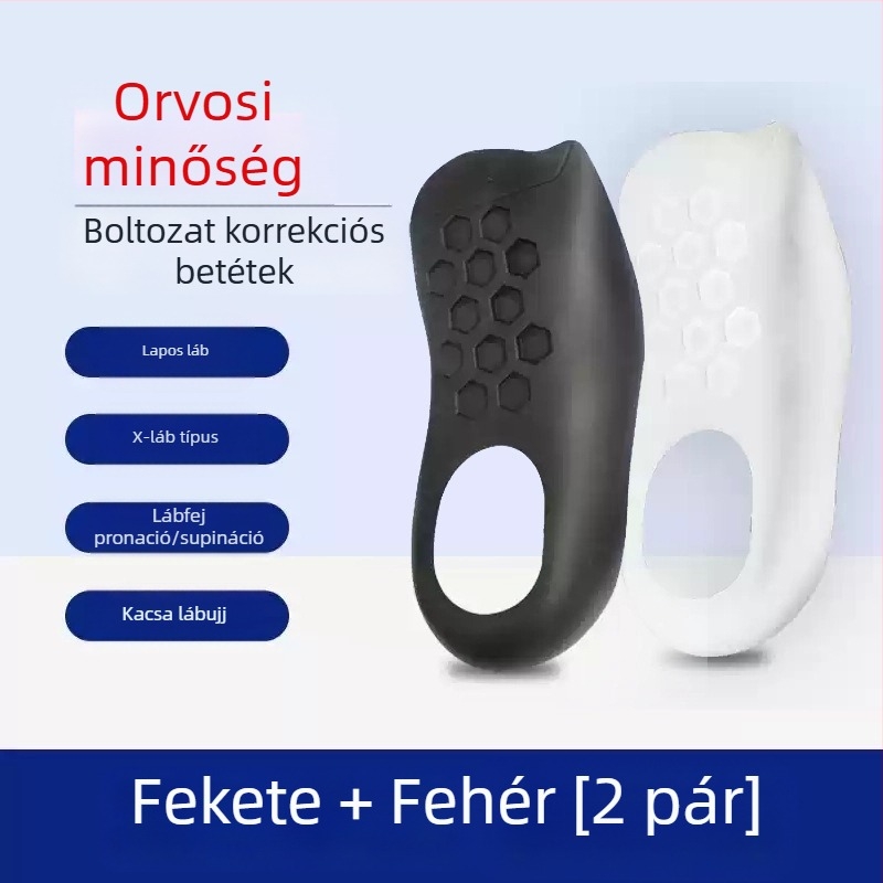 Lapos láb korrekciós talpbetét boltozat-támogatással – férfiaknak és nőknek