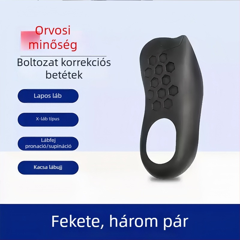 Lapos láb korrekciós talpbetét boltozat-támogatással – férfiaknak és nőknek