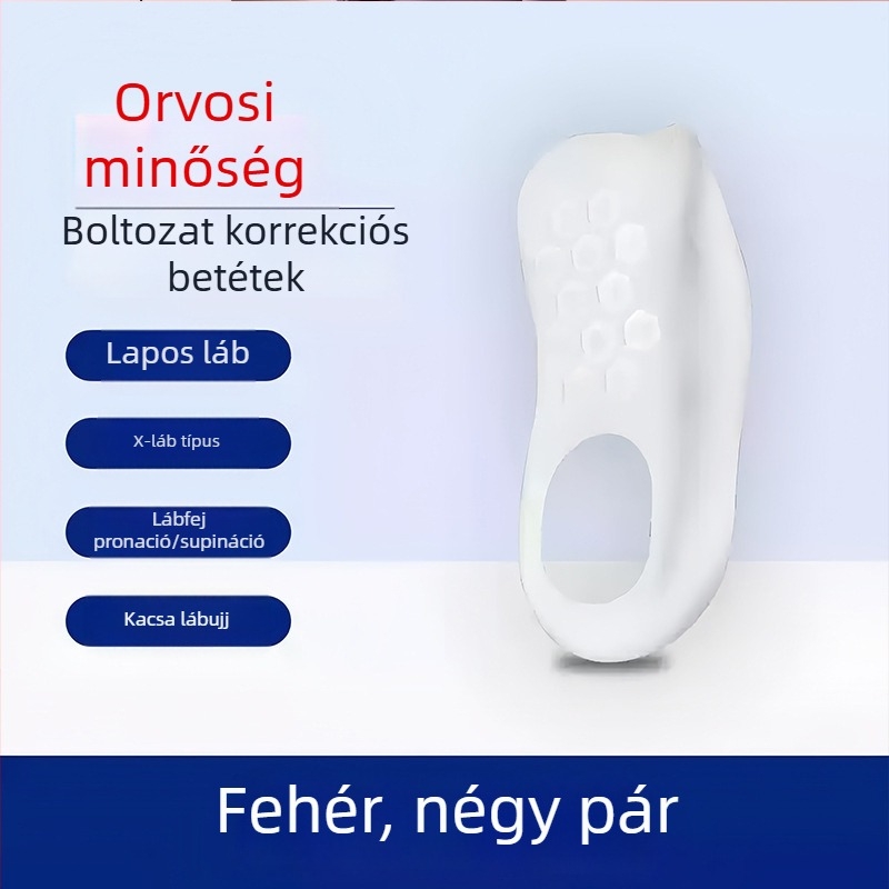 Lapos láb korrekciós talpbetét boltozat-támogatással – férfiaknak és nőknek