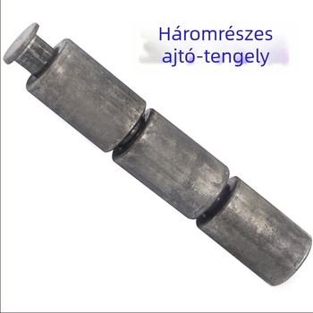 Hegesztett vas ajtó tengely, háromrészes pánt, hengeres pánt, méret 16×105