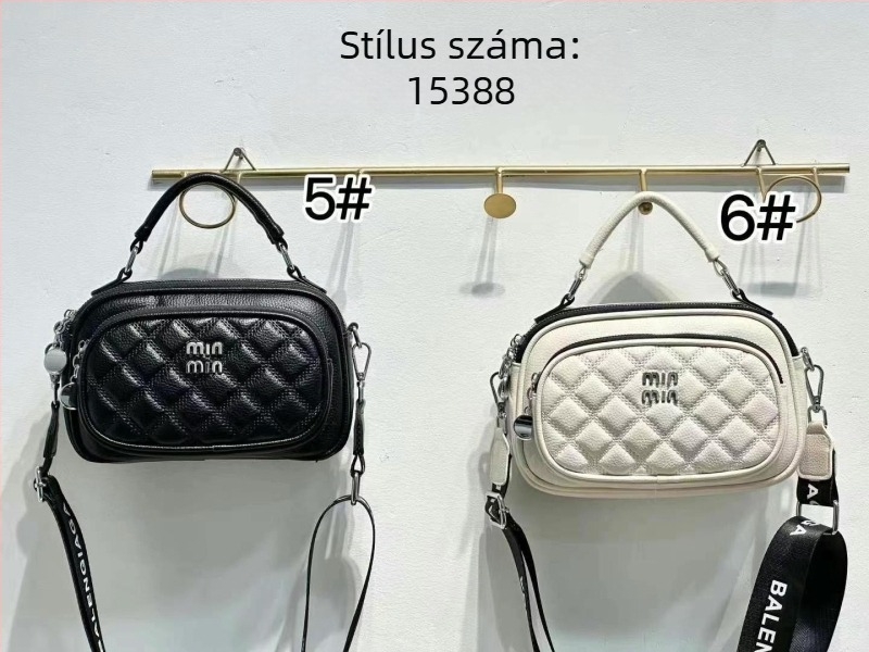 2025 Új divat női crossbody táska egy vállpánttal, luxus puha bőr, niche stílus, koreai hatású kamera táska