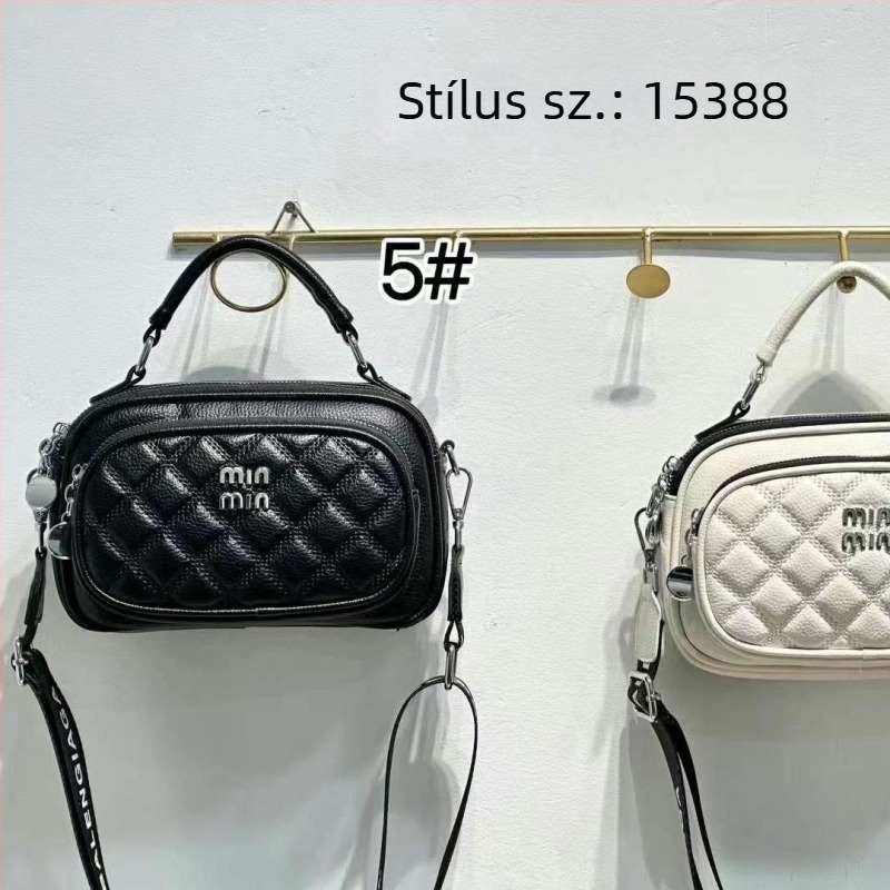 2025 Új divat női crossbody táska egy vállpánttal, luxus puha bőr, niche stílus, koreai hatású kamera táska