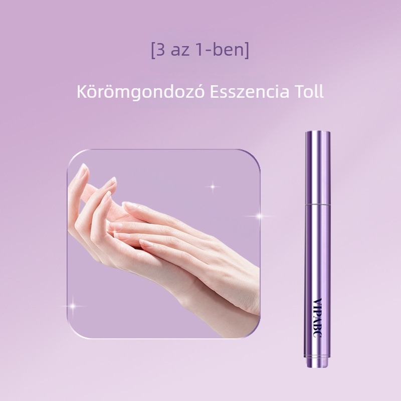 Körömgondozó esszencia toll, természetes köröpolaj, véd a köröm körüli bőrkeményedésektől és ápolja a körmöket