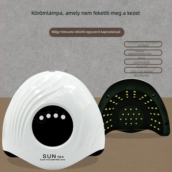 150W-os körömlámpa kettős fényforrással, UV-gélhez, gyors száradás