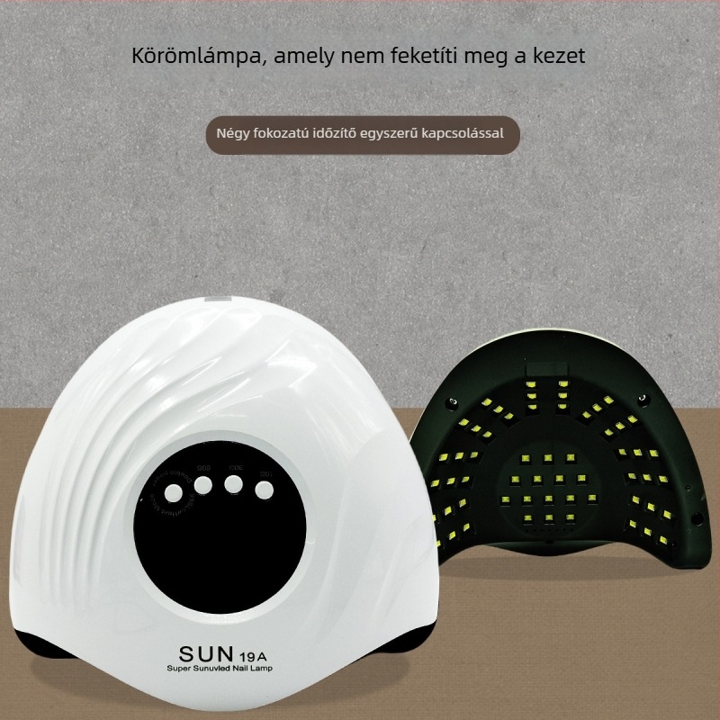 150W-os körömlámpa kettős fényforrással, UV-gélhez, gyors száradás