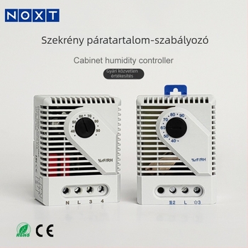 MFR012 mechanikus páratartalom-vezérlő és elektronikus páratartalom-szabályozó ipari elosztódobozokhoz