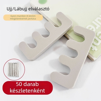 EVA ujj- és lábujj szeparátorok – kétoldalas pedikűr eszköz