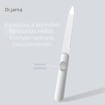 Tijiana rozsdamentes acél körömreszelő, kétoldalas, matt felület, durva és finom csiszolás, manikűr eszköz 282