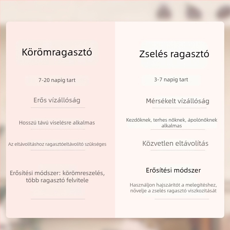 Nude színű masnis műköröm tippek – kézzel készített, prémium műkörmök hordozásra