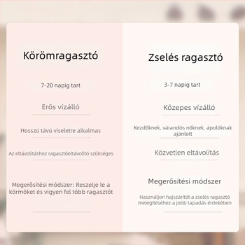 Kézzel készített, eltávolítható műkörmök blush felülettel és masni dizájnnal