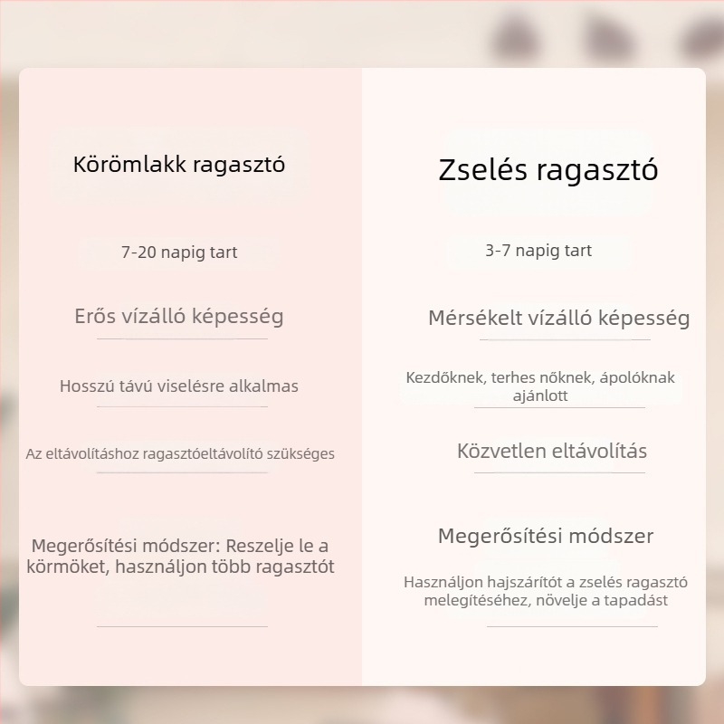 Pillangó mintás műköröm matrica, bőrszínű árnyalat, kézzel készített, viselhető