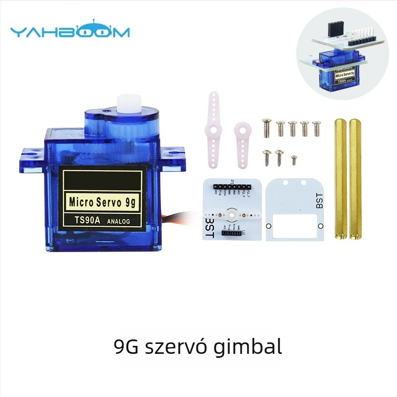 SG90 9g szervó pan-tilt 180° ultrahangos szenzor intelligens robotautóval akadályelkerülés és távolságmérés