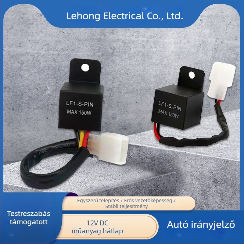 LF1-S-PIN LED villogó elektromos járműhöz – 2- vagy 3-vezetékes jel relé