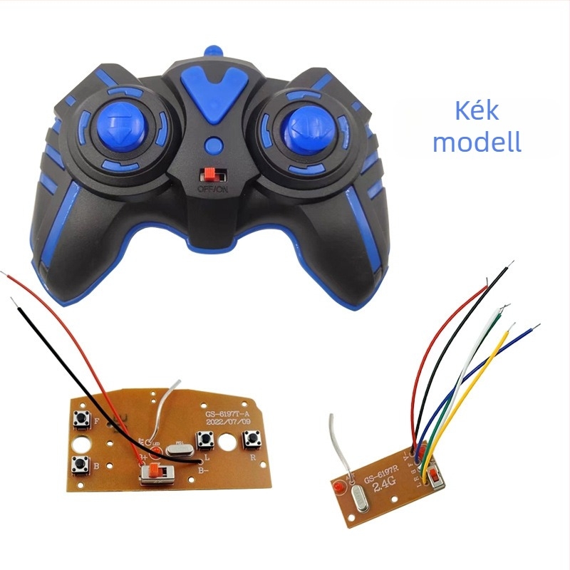 2.4G négysávos távvezérlő modul – adó és vevő PCB, RC autókhoz