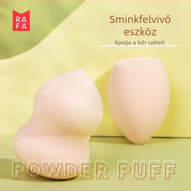 Tojás alakú sminkszivacs, ferde vágású, hidrofil poliuretán, 6×4 cm