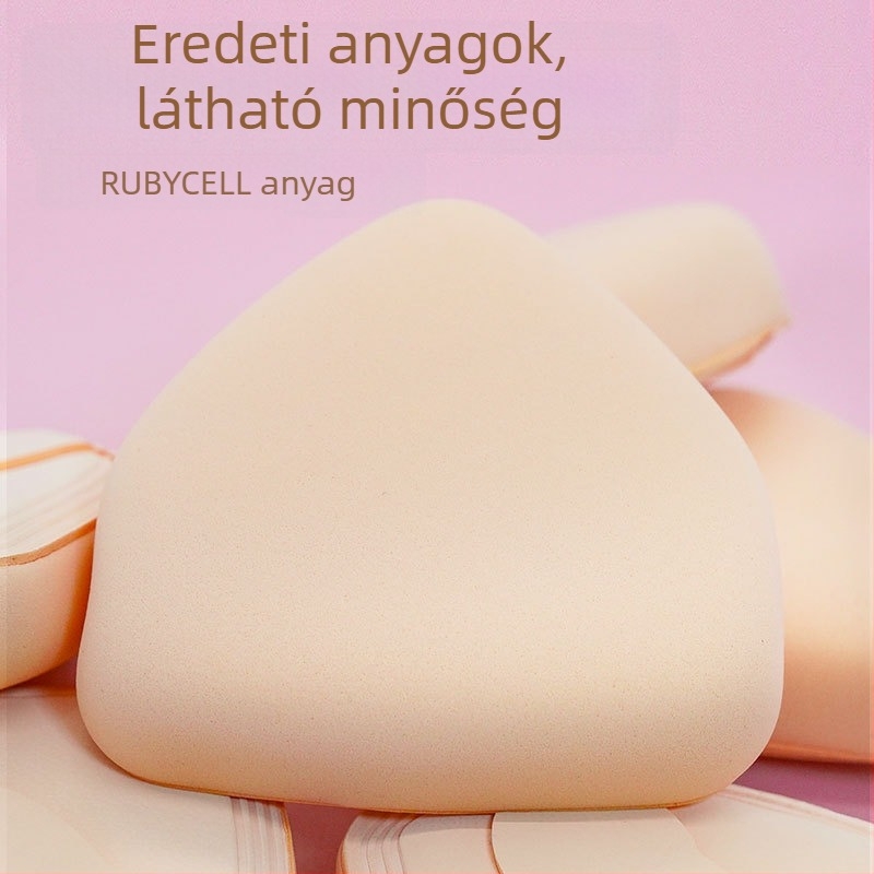 Puha mousse textúrájú cushion szivacs folyékony alapozóhoz, nem szívja fel a púdert, két darabos csomag