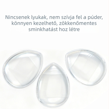 Szilikon ujj-púf a korrektorhoz – száraz és nedves felvitelre