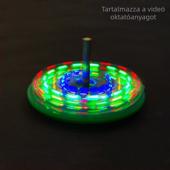 Asztali LED forgótop készlet villogó fényekkel, forrasztáshoz és DIY elektronika TJ-56-515
