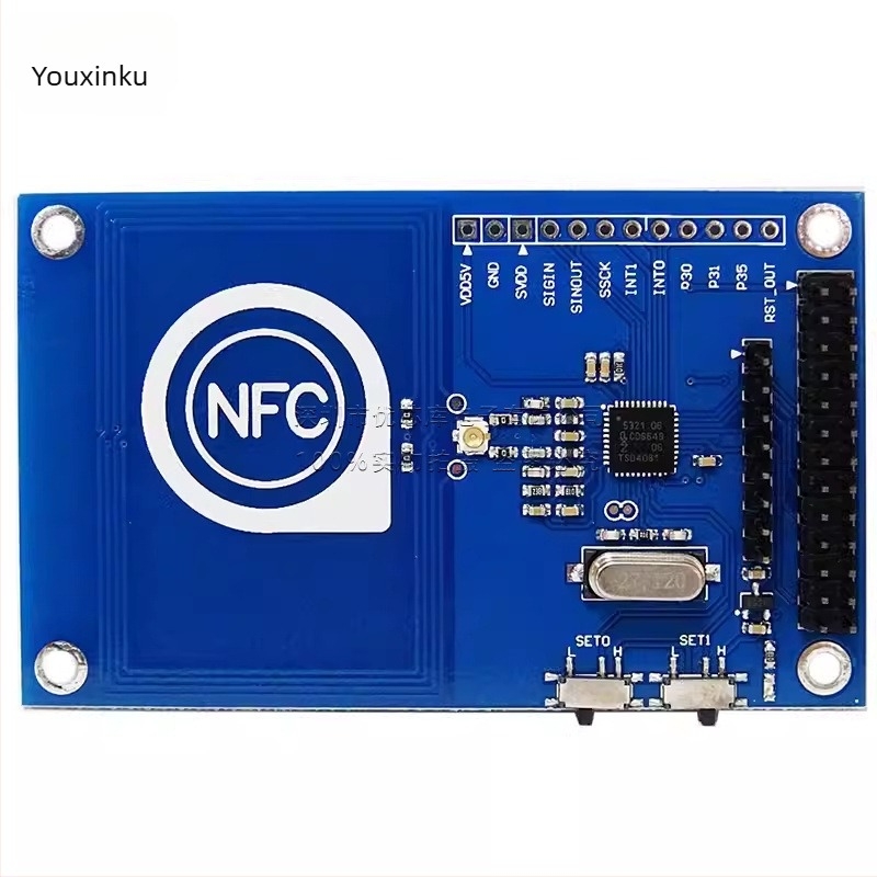 13,56 MHz PN532-kompatibil NFC olvasó-író modul Raspberry Pi-hez