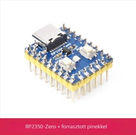 Raspberry Pi RP2350 Zero fejlesztőboard Pico 2 mikrokontroller kettős magos kettős architektúra USB Type-C interfész