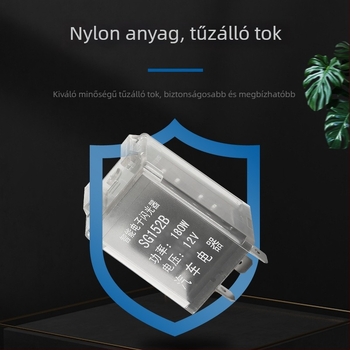 Weisong autóelektronikai villanó relé, DC12V-24V, univerzális 3-tűs, rövidzárlat elleni védelem