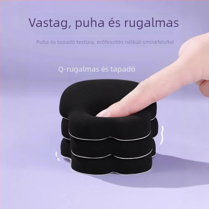 Guoxiaoniu Rabbit szépség tojás formájú sminkszivacs – ultra‑puha marshmallow-szerű alapozó puff, nedves és száraz felvitelre