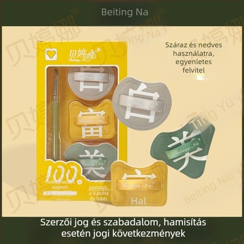 Betina alapozó púderpuff készlet – ultra puha, alacsony porfelszívódás, nedves és száraz használat