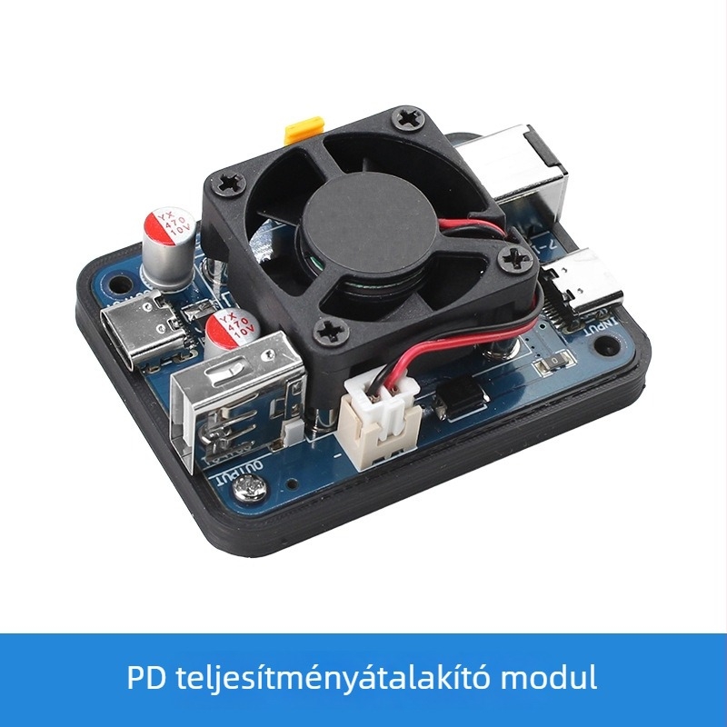 DALUMAK Raspberry Pi 5 PD tápellátási bővítőpanel, 5V 5A, DC-DC buck modul 12V-ról 5V-ra