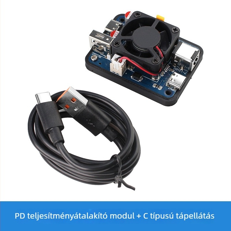 DALUMAK Raspberry Pi 5 PD tápellátási bővítőpanel, 5V 5A, DC-DC buck modul 12V-ról 5V-ra