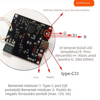15 mm-es légüres résszel rendelkező 15W-os nagy teljesítményű vezeték nélküli töltő modul mobiltelefonokhoz, PCBA nagy tekercs módosítással