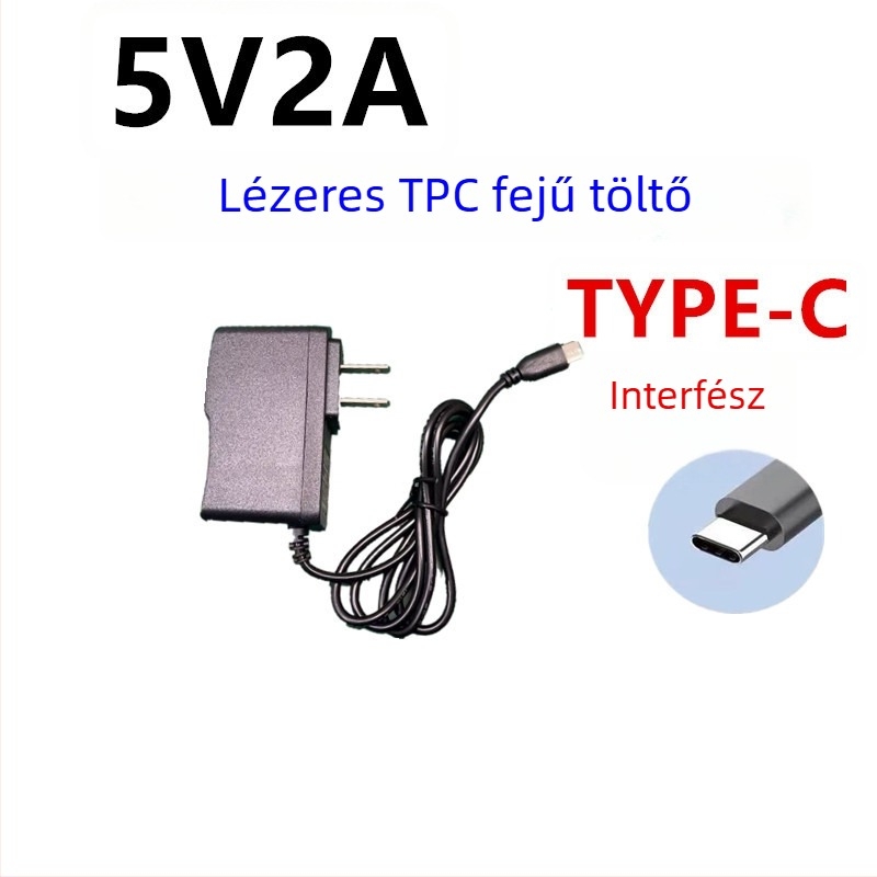 5V 5A/4A/3A/2A tápegység Type-C csatlakozóval Raspberry Pi 5-höz és 25W növényvilágító LED-lámpa