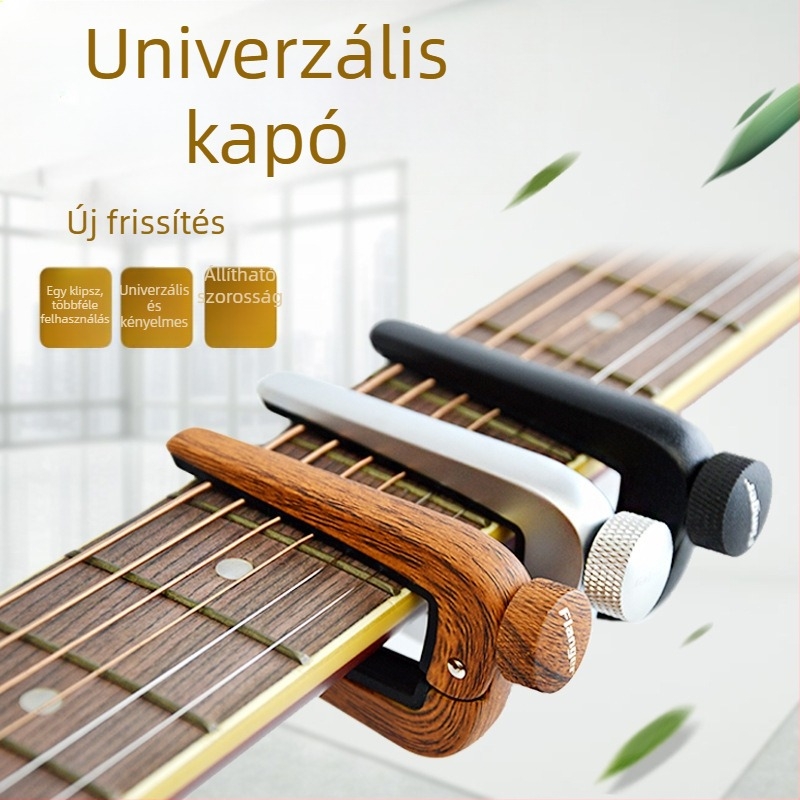 Franger fém kapodaster gitárokhoz, folk és elektroakusztikus gitárokhoz