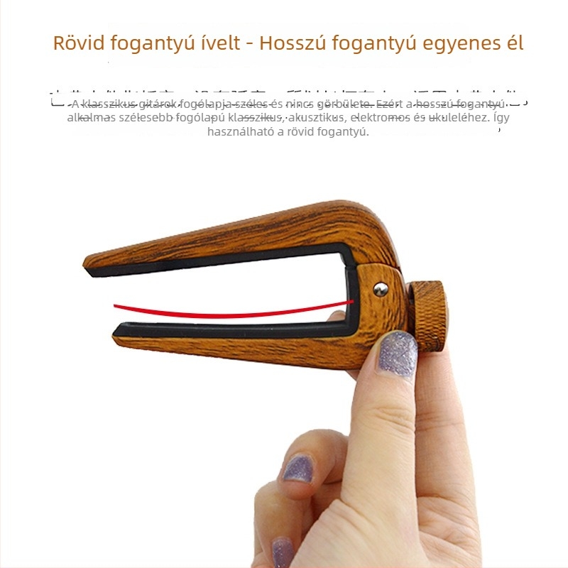 Franger fém kapodaster gitárokhoz, folk és elektroakusztikus gitárokhoz