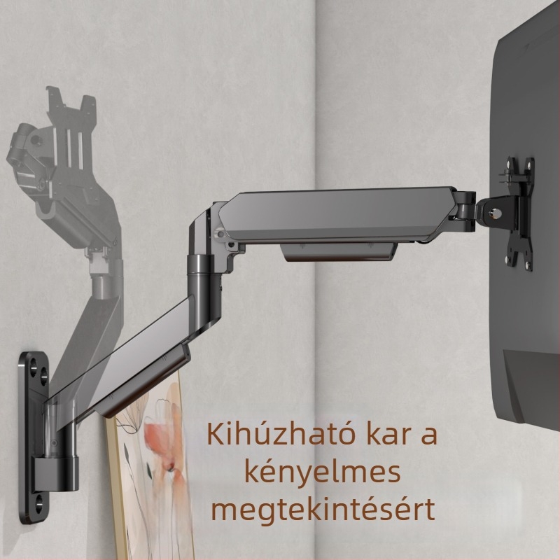 Fali monitorállvány 17–32 hüvelyk, univerzális, emelő mechanizmus