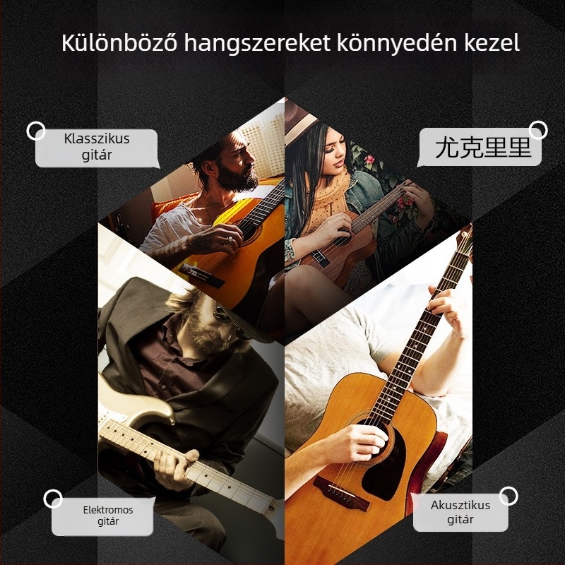 Platinum Rico T2 Automatikus húzókészülék elektromos gitárhoz és ukulele-hez intelligens hangolóval