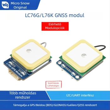 Slight Snow GNSS modul L76K/LC76G Raspberry Pi-hez – GPS, Beidou (BDS) és QZSS támogatás