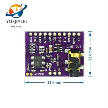 GY-PCM5102 I2S DAC dekóder tábla Raspberry Pi-hez