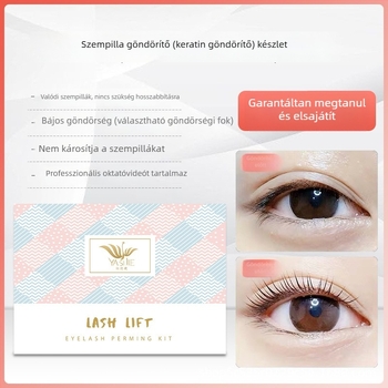 Keretinos szempillalift készlet ragasztóval, egyszerű, természetes, hosszú távú Barbie göndörítéshez